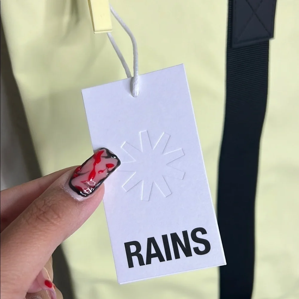 Rains Yellow Tote Bag Rush waterproof